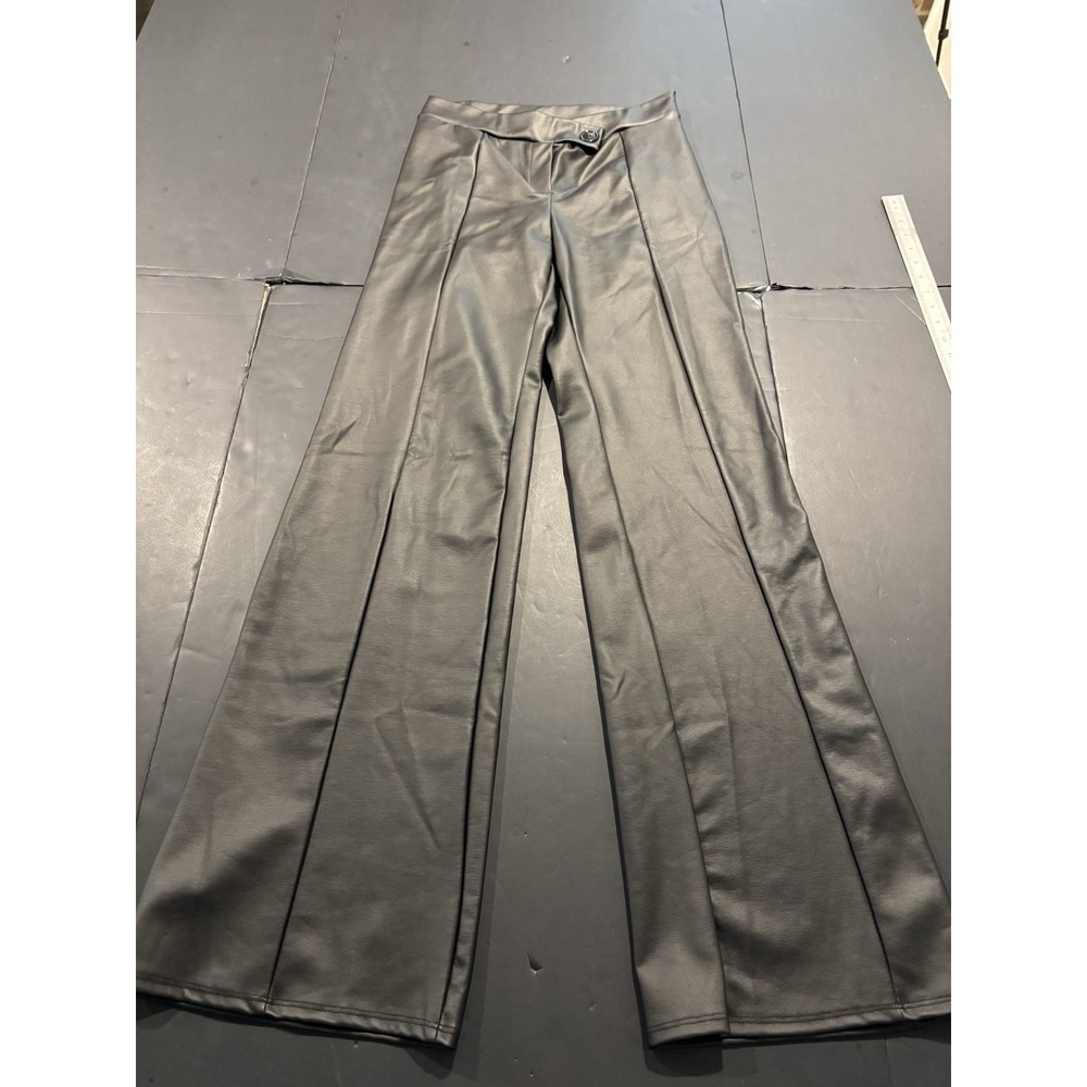 Fashion Nova Call It Even Faux Leather Dress Pants Size M